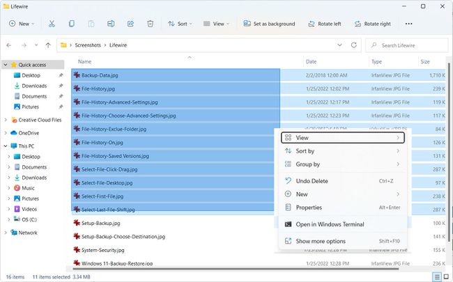 How to select multiple files?
