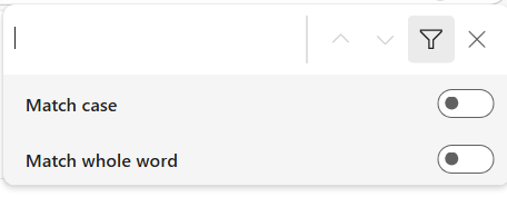 How to search for a word on a page?
