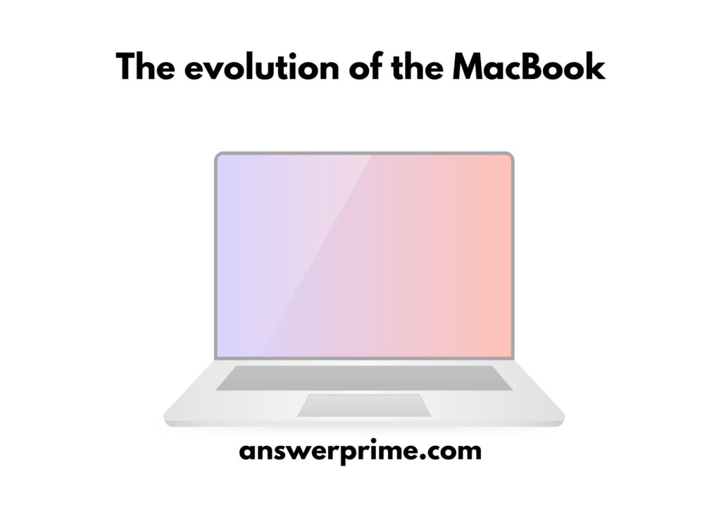 The evolution of the MacBook
