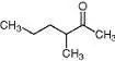 draw the strucutre of 3-methyl-2-hexanone