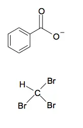 Draw the structure of the major organic product(s) of the following reaction. excess Br2 excess OH-